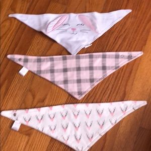 Set of 3 bandana bibs